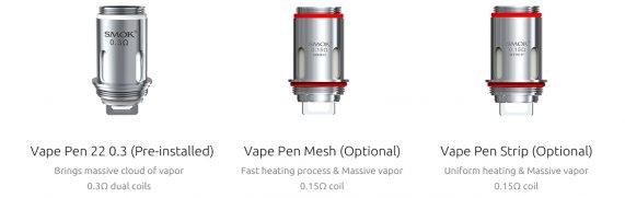 SMOK_Vape_Pen_22_Replacement_Coil vaporizador V-Tower Arizer Vaporizadores.pe