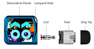 caliburn-koko-prime-uwell-pod copia vaporizador V-Tower Arizer Vaporizadores.pe