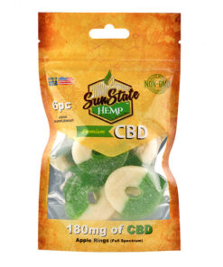 Gomitas CBD Sun State Hemp 180mg
