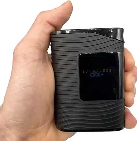 vaporizador boundless CFX Plus mano vaporizador V-Tower Arizer Vaporizadores.pe
