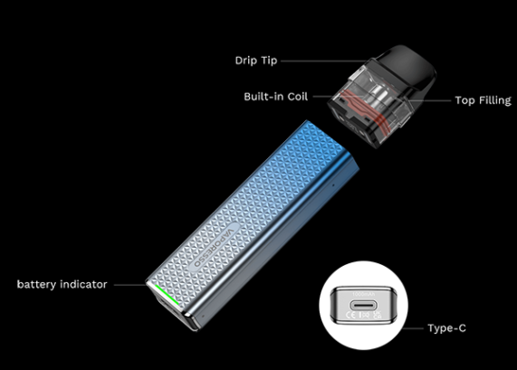 Vaporesso XROS 3 mini explotado vaporizador V-Tower Arizer Vaporizadores.pe